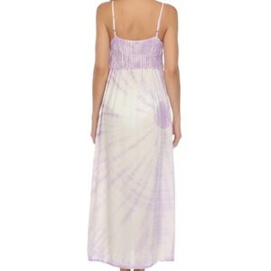 Raviya Women's Tie-Dyed Maxi Dress Cover-up - Lavender Tie-Dye